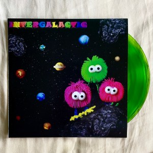 "INTERGALACTIC" Double Sided 7" Vinyl Record - Alien Green